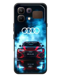 Чехол для Infinix Note 60 с картинкой «Audi Sport — неон»