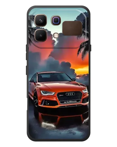 Чехол для Infinix Note 60 с картинкой «Audi — закат»