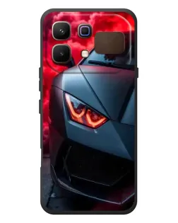 Чохол для Infinix Note 60 з картинкою «Lamborghini червоне сяйво»