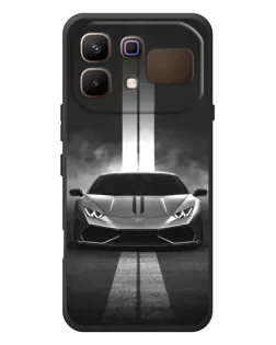Чохол для Infinix Note 60 з картинкою «Lamborghini симетрія доріг»