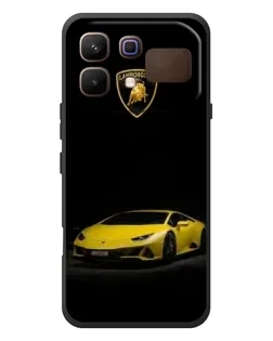 Чохол для Infinix Note 60 з картинкою «Lamborghini жовтий акцент»