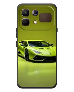 Чохол для Infinix Note 60 з картинкою «Салатовий Lamborghini Huracan»