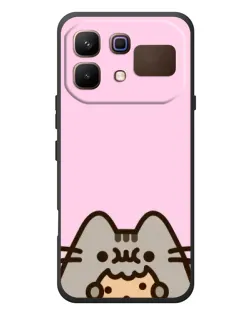 Чохол для Infinix Note 60 з картинкою «Pusheen та печиво»