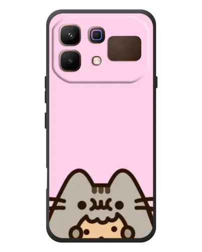 Чохол для Infinix Note 60 з картинкою «Pusheen та печиво»
