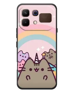 Чохол для Infinix Note 60 з картинкою «Єдиноріг Pusheen»