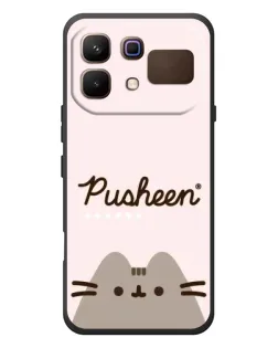 Чохол для Infinix Note 60 з картинкою «Pusheen логотип»