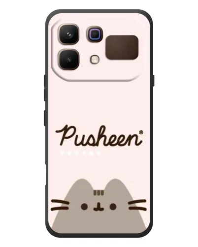 Чохол для Infinix Note 60 з картинкою «Pusheen логотип»