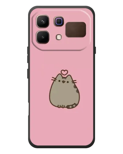 Чохол для Infinix Note 60 з картинкою «Pusheen серце»