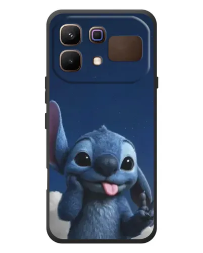 Чехол для Infinix Note 60 с картинкой «Стич в облаках»