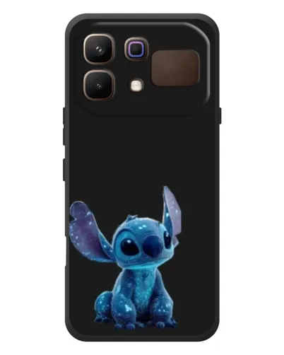Чехол для Infinix Note 60 с картинкой «Стич на черном»