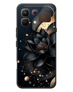 Чехол для Infinix Note 60 с картинкой «Черный лотос»