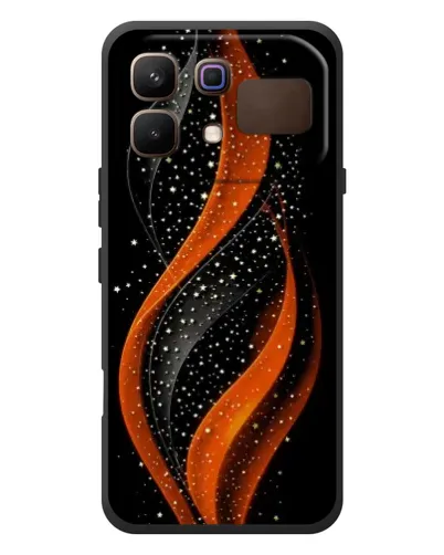 Чехол для Infinix Note 60 с картинкой «Огненная звездная волна»