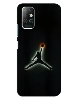 Чехол для Infinix Note 8 с картинкой «Jordan Gradient Logo»