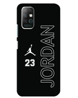 Чехол для Infinix Note 8 с картинкой «Jordan Vertical»