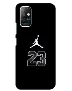 Чехол для Infinix Note 8 с картинкой «Jordan Flight 23»