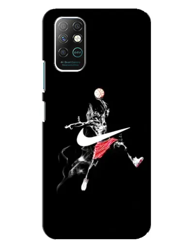 Чехол для Infinix Note 8 с картинкой «Jordan Jumpman»
