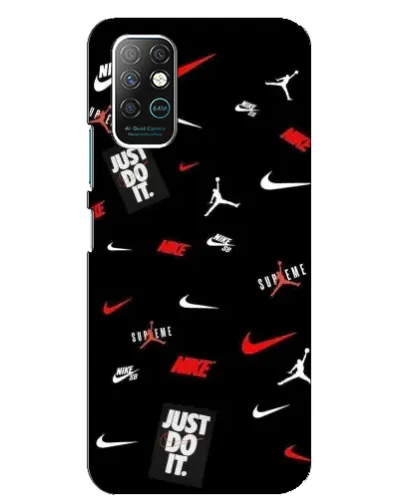 Чехол для Infinix Note 8 с картинкой «Nike Mix Pattern»