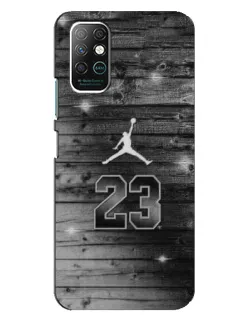 Чехол для Infinix Note 8 с картинкой «Jordan Carbon 23»