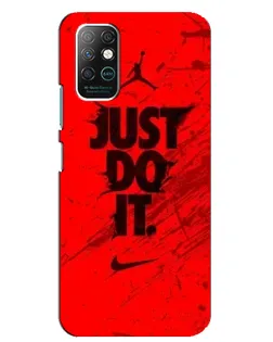 Чехол для Infinix Note 8 с картинкой «Nike Just Do It»
