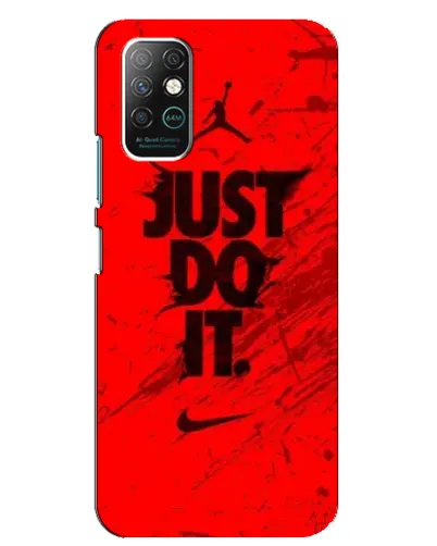 Чехол для Infinix Note 8 с картинкой «Nike Just Do It»