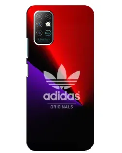 Чехол для Infinix Note 8 с картинкой «Adidas Red Neon»