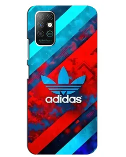 Чехол для Infinix Note 8 с картинкой «Абстракция Adidas»