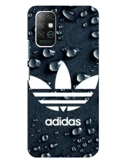 Чехол для Infinix Note 8 с картинкой «Adidas Trefoil Blue»