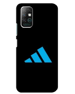 Чехол для Infinix Note 8 с картинкой «Adidas Cyan Logo»