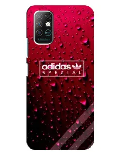 Чехол для Infinix Note 8 с картинкой «Adidas Gold Marble»
