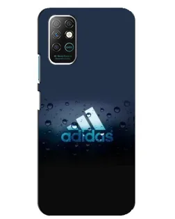 Чехол для Infinix Note 8 с картинкой «Adidas Water Drops»