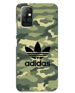 Чехол для Infinix Note 8 с картинкой «Милитари стиль Adidas»