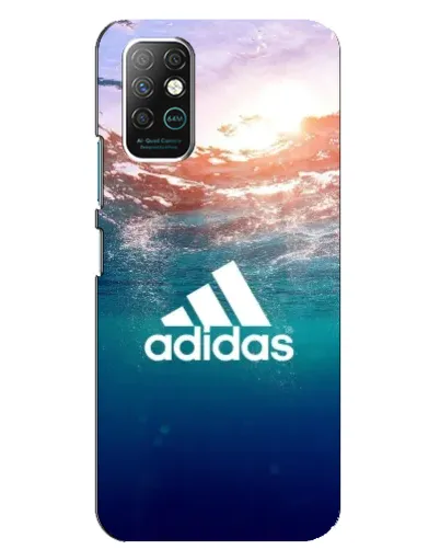 Чехол для Infinix Note 8 с картинкой «Океанская глубина адидас» Чехол для Infinix Note 8 с картинкой «Океанская глубина адидас»
