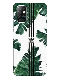 Чехол для Infinix Note 8 с картинкой «Пальмовые листья адидас»