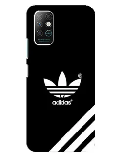 Чехол для Infinix Note 8 с картинкой «Adidas с диагональными полосами»