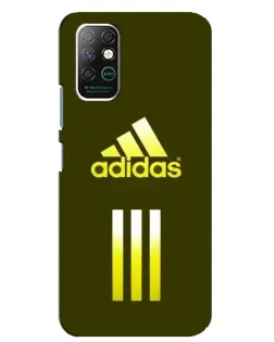 Чехол для Infinix Note 8 с картинкой «Оливковый градиент Adidas»
