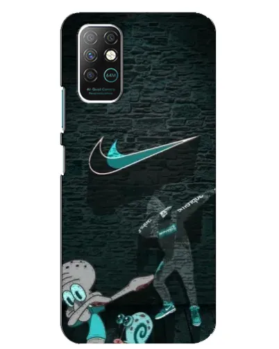 Чехол для Infinix Note 8 с картинкой «Спортивный арт Nike»