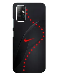 Чехол для Infinix Note 8 с картинкой «Абстрактный дизайн Nike»