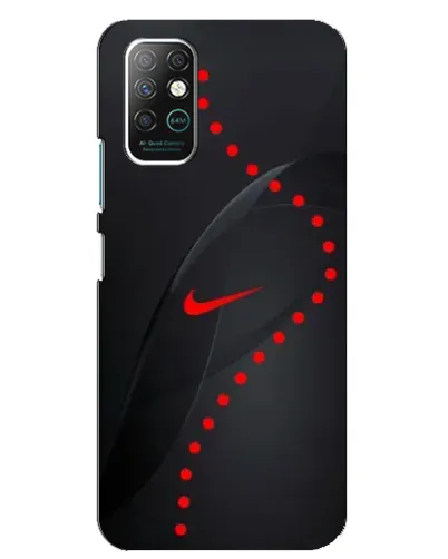 Чехол для Infinix Note 8 с картинкой «Абстрактный дизайн Nike»