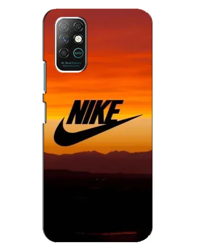 Чехол для Infinix Note 8 с картинкой «Nike — вечерний горизонт»