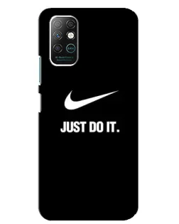 Чехол для Infinix Note 8 с картинкой «Классический принт Nike»