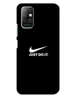 Чехол для Infinix Note 8 с картинкой «Минимализм от Nike»