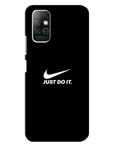 Чехол для Infinix Note 8 с картинкой «Минимализм от Nike»