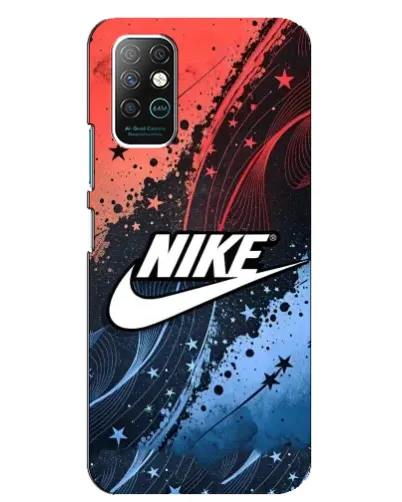 Чехол для Infinix Note 8 с картинкой «Градиентный принт Найк»
