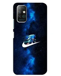 Чехол для Infinix Note 8 с картинкой «Звездный путь Nike»