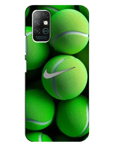 Чехол для Infinix Note 8 с картинкой «Теннисные мячи Найк»
