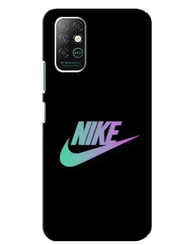 Чехол для Infinix Note 8 с картинкой «Nike — городская ночь»