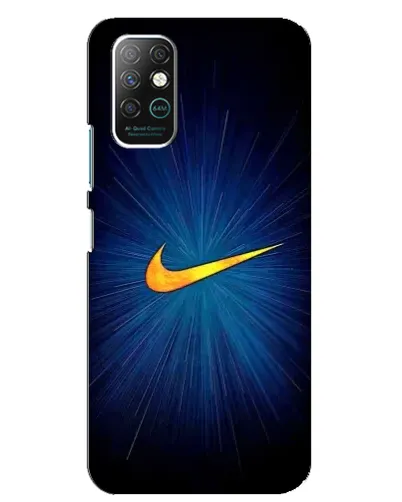 Чехол для Infinix Note 8 с картинкой «Синий пульс Nike» Чехол для Infinix Note 8 с картинкой «Синий пульс Nike»