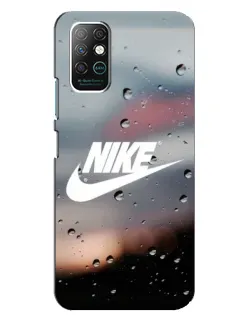 Чехол для Infinix Note 8 с картинкой «Nike в стиле ретро»