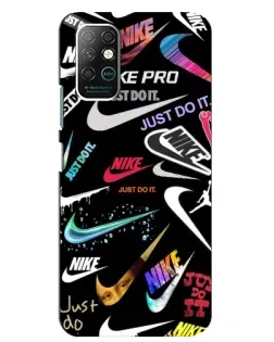 Чехол для Infinix Note 8 с картинкой «Nike — роскошь»