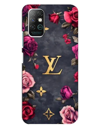 Чехол для Infinix Note 8 с картинкой «Цветочный Louis Vuitton»